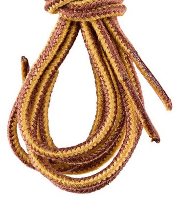 48-inch Taslan Lace Boot Laces in Tan/Gold Taslan