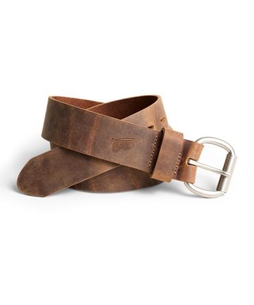 Red Wing Roller Bar Belt Red Wing Leather Belt with Roller Bar in Brown