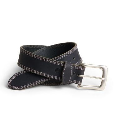 Red Wing Triple Stitch Leather Belt Red Wing Triple Stitch Leather Belt in Black