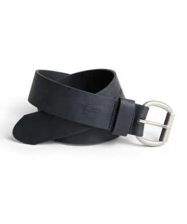 Red Wing Roller Bar Belt Red Wing Leather Belt with Roller Bar in Black
